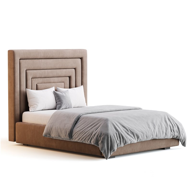 Maklaine Contemporary Navy Velvet Full Bed Image 4