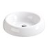 Bathroom Vessel Sink White Porcelain Tranquility - Thumbnail 7