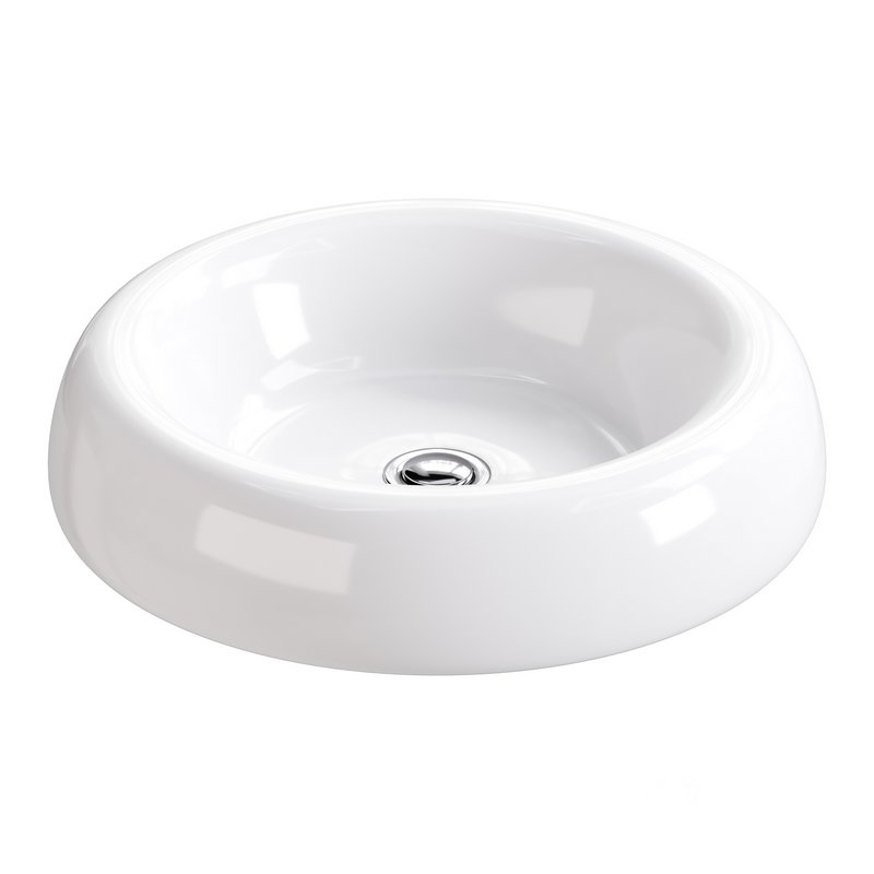 Bathroom Vessel Sink White Porcelain Tranquility Image 7