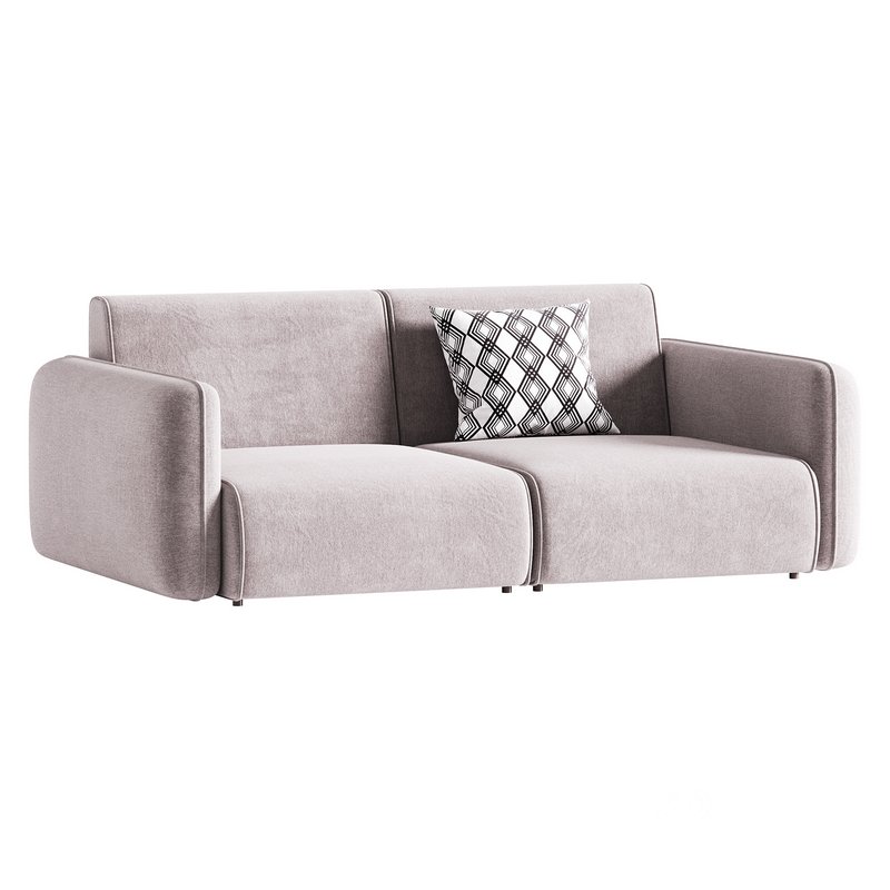 Modern Single Brown Sofa Image 4