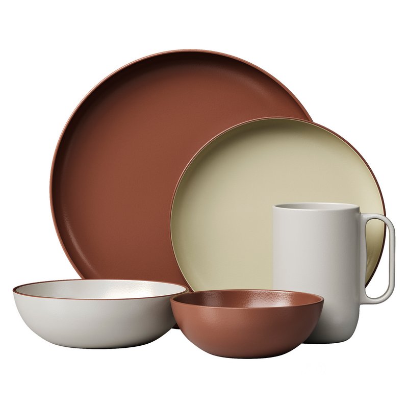 Miller Full Dinnerware Set Image 4