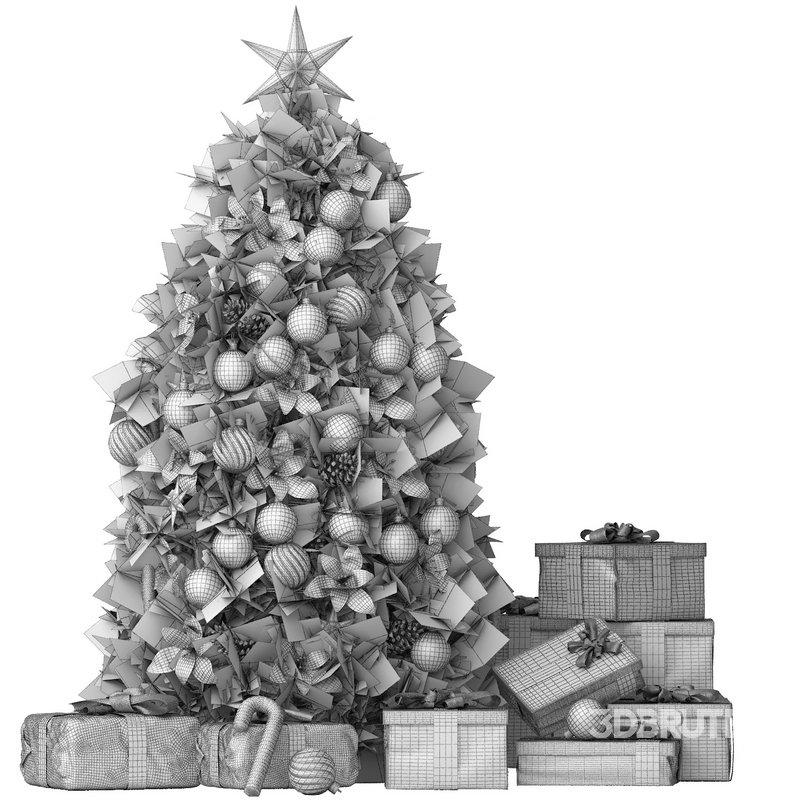 blue christmas tree Image 5