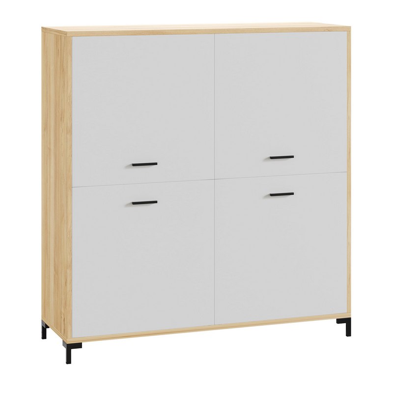 Cleveland-2 Wood White Cabinet Image 5