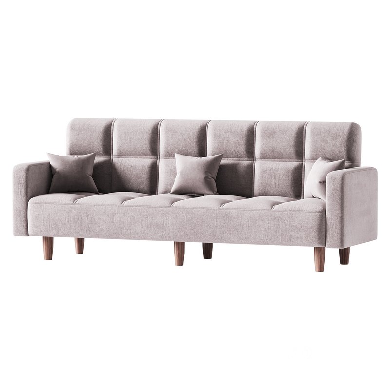 Modern 4-Seat Convertible Sofa Image 5