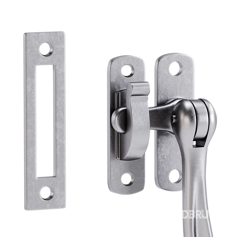 Black Window Sash Door Lock Image 5