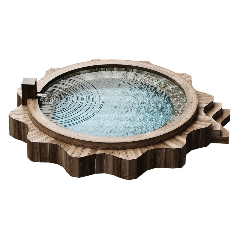 star wooden pool Image 5