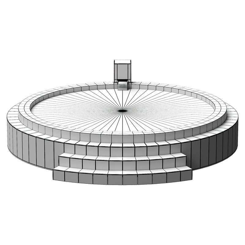 circular wooden pool Image 5