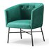 Aurelie Tub Chair in Emerald Green Velvet - Thumbnail 4