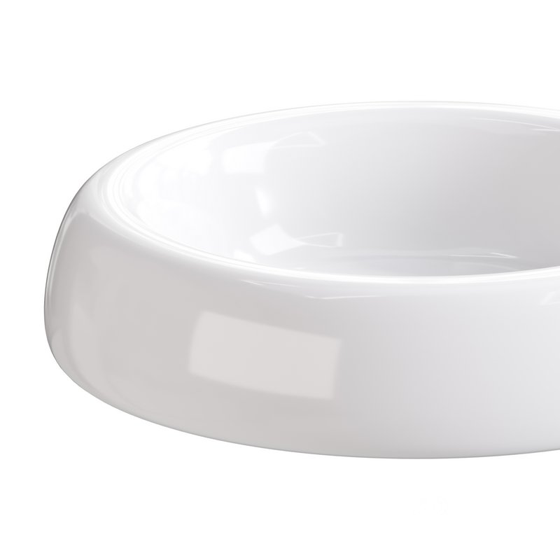 Bathroom Vessel Sink White Porcelain Tranquility Image 5