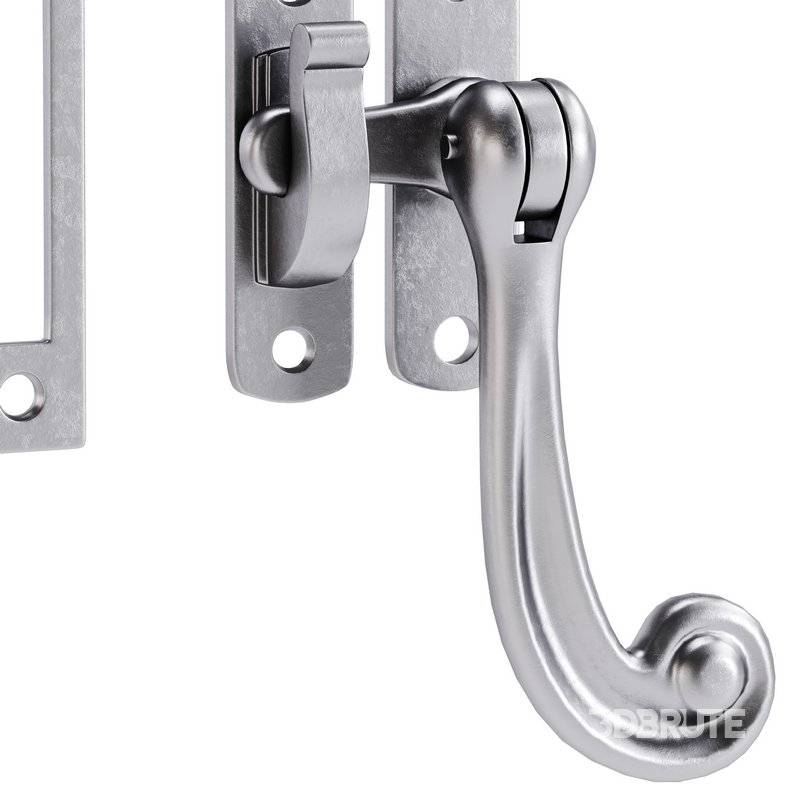 Black Window Sash Door Lock Image 6