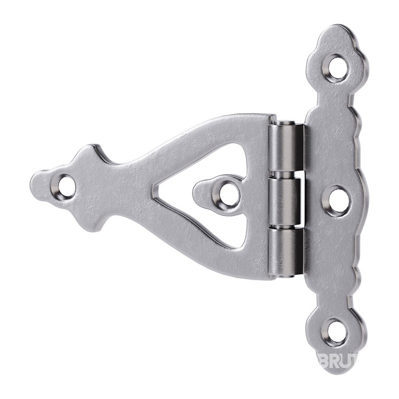 Black Wrought Iron Door Hinges Image 7