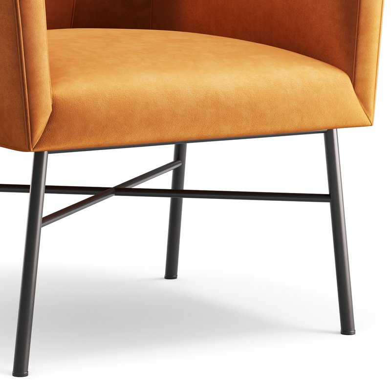 Aurelie Tub Chair in Emerald Green Velvet Image 7