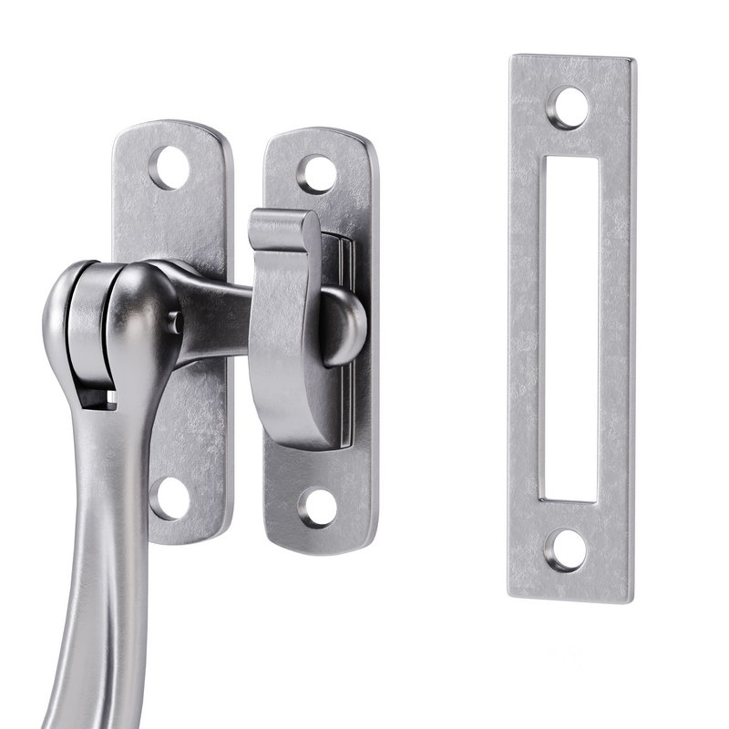 Black Window Sash Door Lock Image 8