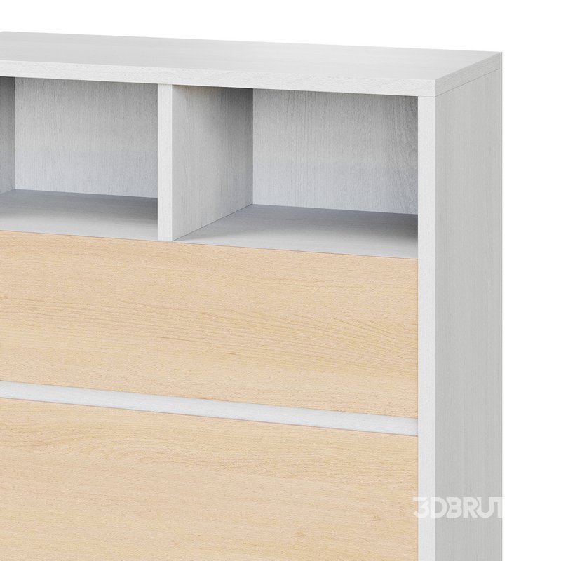 Penny Gene Plywood Latte Chest of Drawers Image 6