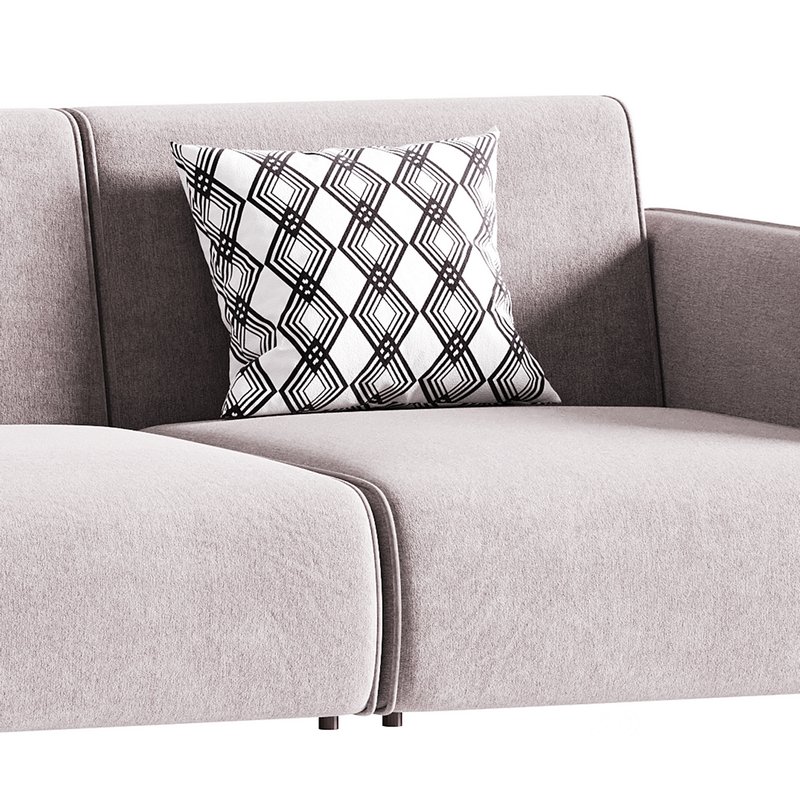 Modern Single Brown Sofa Image 7