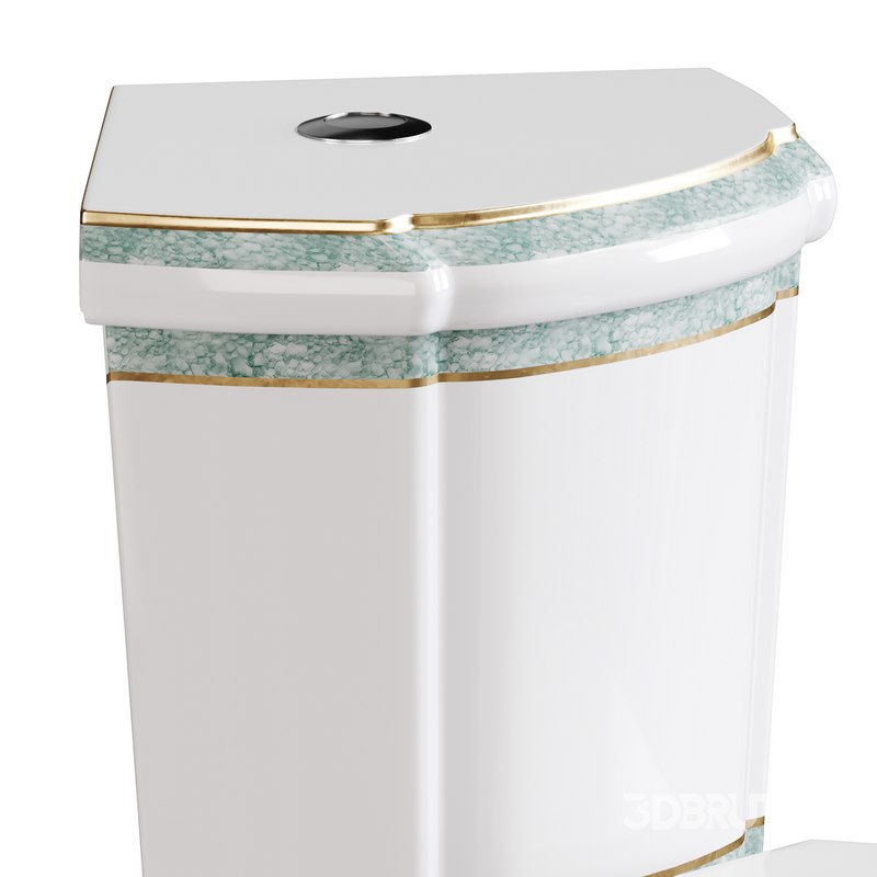 Corner Elongated Two Piece Dual Flush Bathroom Toilet Image 8