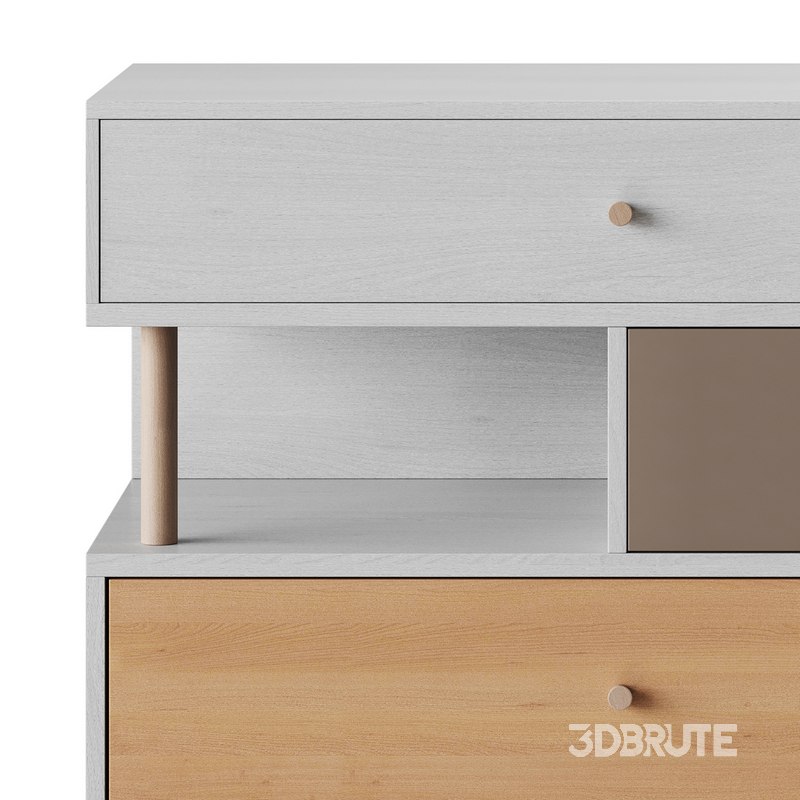 Deakins Chest of Drawers 1 Gene Latte Plywood Image 7