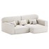 Corner sofa Vienna Bucle White - Thumbnail 8