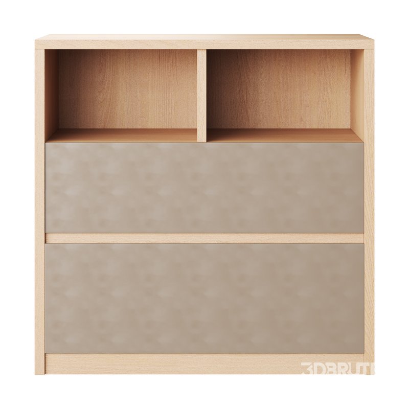 Penny Gene Plywood Latte Chest of Drawers Image 7