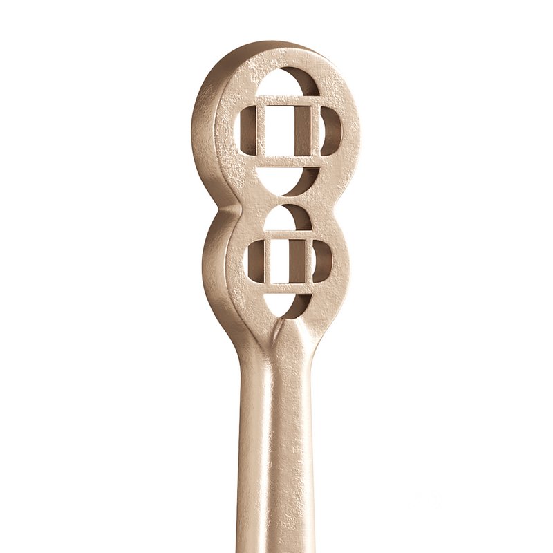 Polished Solid Aluminium Carpet Clip Stair Holder Pair Image 11