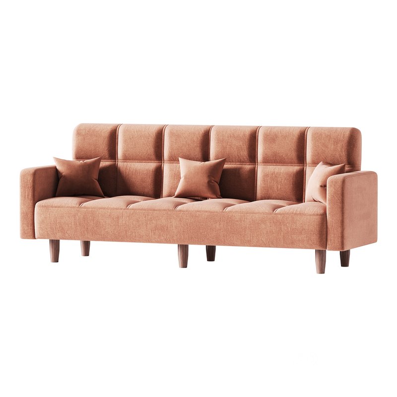 Modern 4-Seat Convertible Sofa Image 8