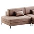 Corner sofa Edwin Velvet Terra - Thumbnail 8