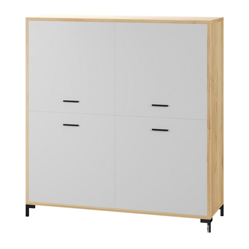 Cleveland-2 Wood White Cabinet Image 8