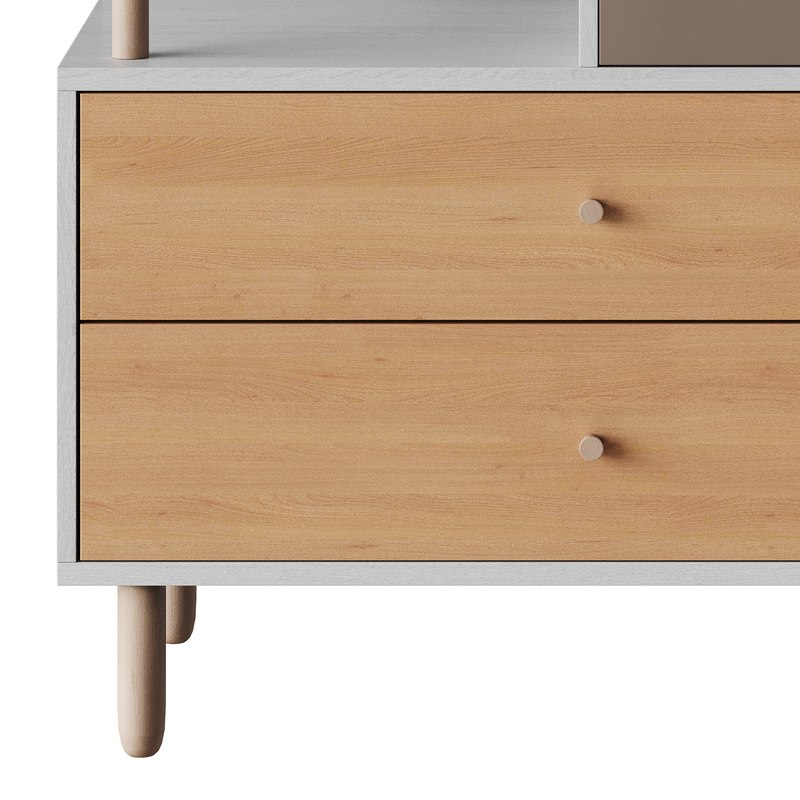 Deakins Chest of Drawers 1 Gene Latte Plywood Image 8