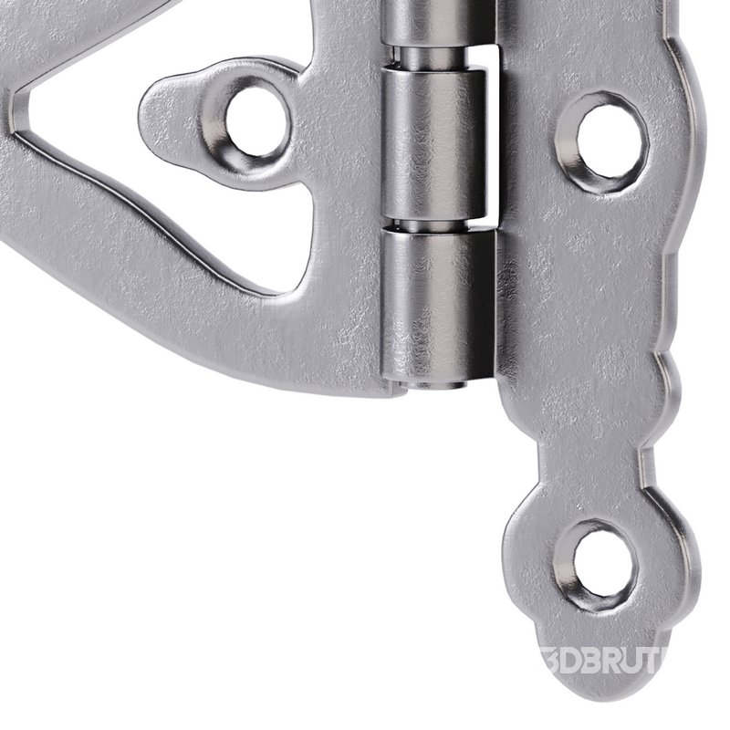 Black Wrought Iron Door Hinges Image 9