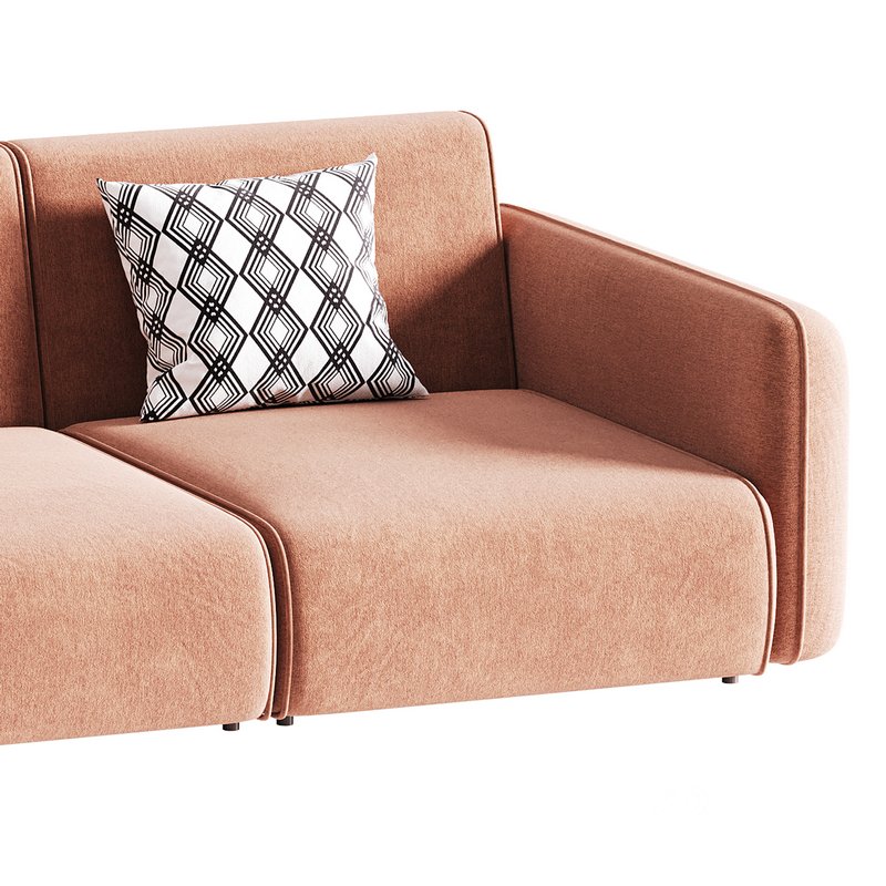 Modern Single Brown Sofa Image 9
