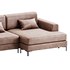 Corner sofa Edwin Velvet Terra - Thumbnail 10