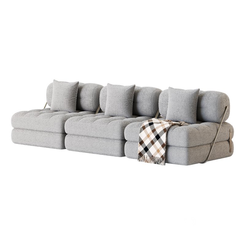 TALIA BOUCLE LOUNGE SOFA Image 7
