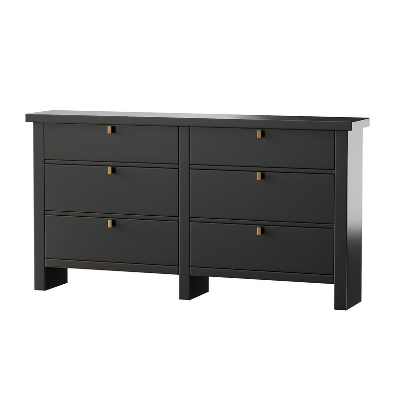 Modern Farmhouse 6-Drawer Dresser Image 9