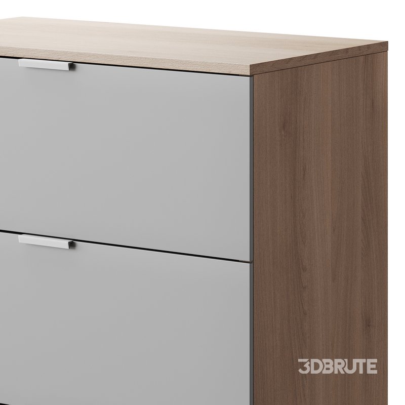 Chest of Drawers Shelving-4 Sand Image 9