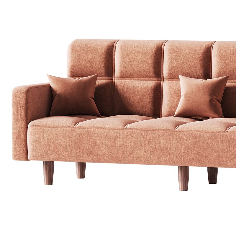 Modern 4-Seat Convertible Sofa Image 9