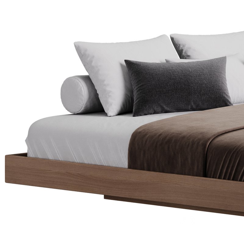 Espresso Platform Bed Image 9