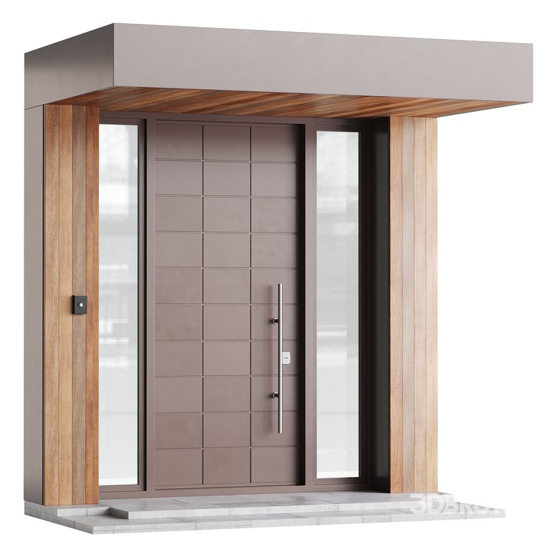 Modern entrance door 02 Image 8