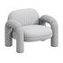 Bobo White Boucle Arm Chair - Thumbnail 3