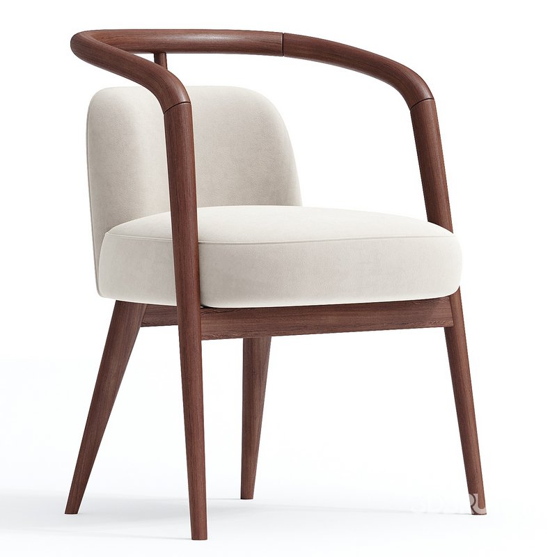 walnut,blue velvet Image 2