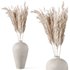 Pampas Decoration with terracotta vase - Thumbnail 1