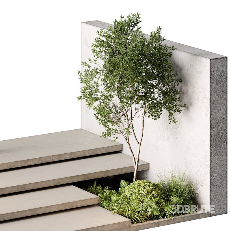 Landscape Furniture stairs – Set 01 Image 5