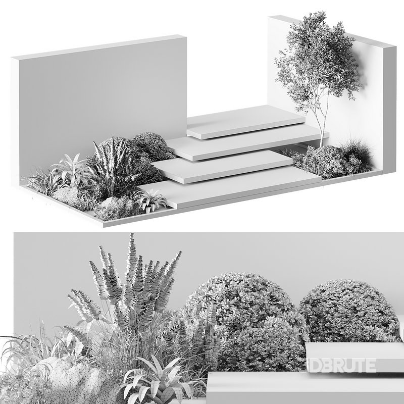 Landscape Furniture stairs – Set 01 Image 3