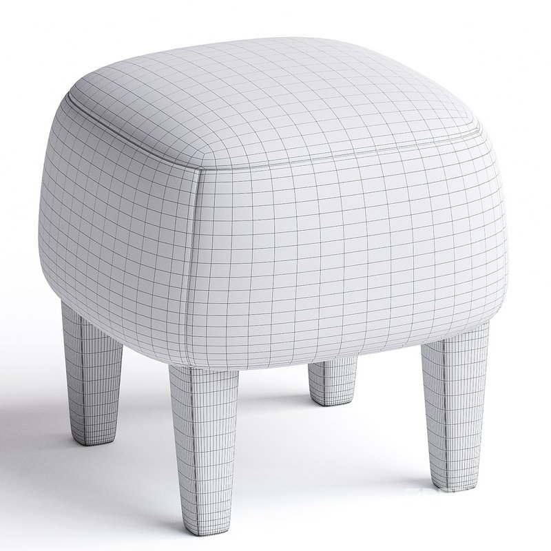 pouf mini fabric Image 4