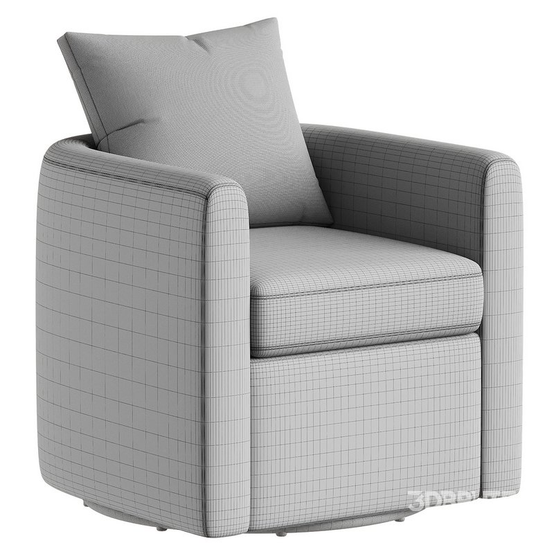 chelseaann upholstered swivel barrel Image 6