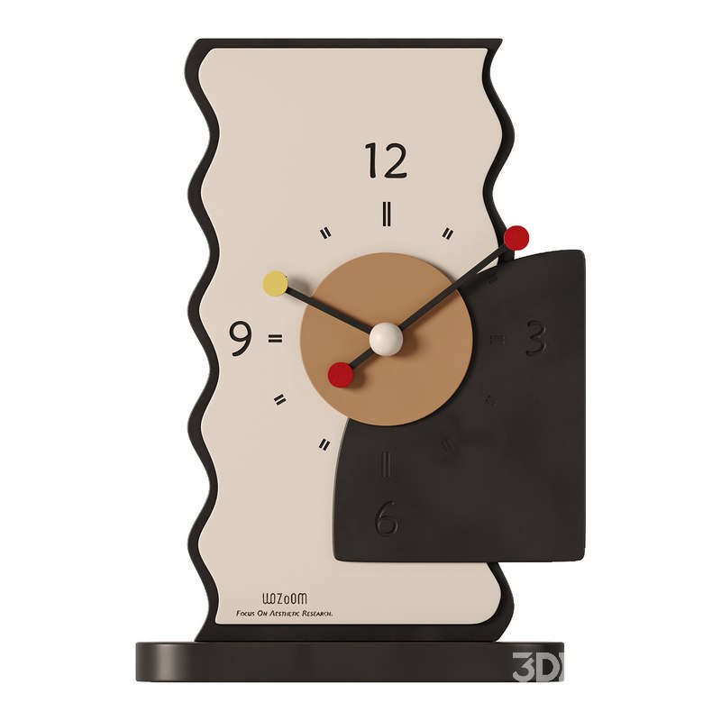 Modern Decorative Desktop Clock for Home Office Image 3