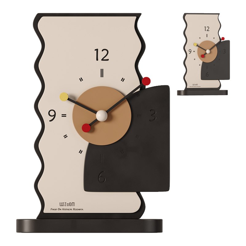 Modern Decorative Desktop Clock for Home Office Image 1