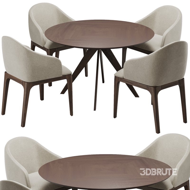 Dinning chair and table177 Image 1