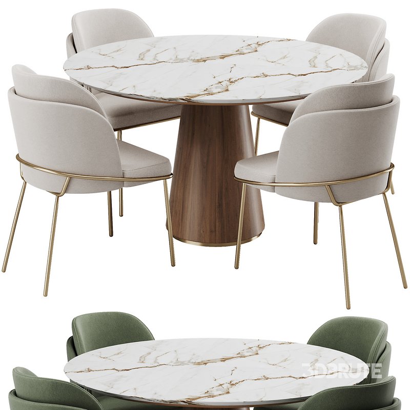 Dinning chair and table167 Image 1