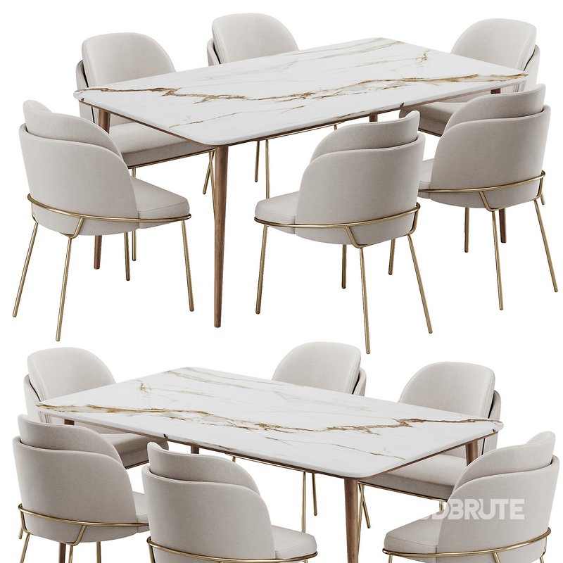 Dinning chair and table168 Image 1