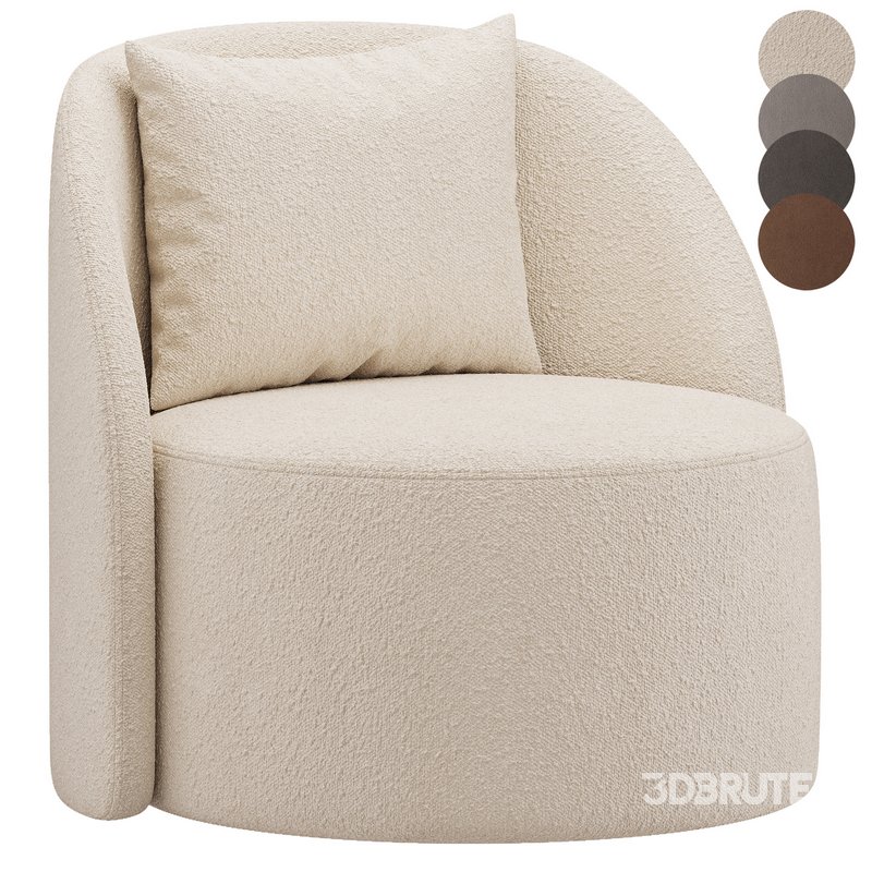 Armchair REYNAUX SLOPE SWIVEL 1 Image 1